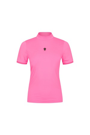 여성 AD2 하이넥 티셔츠_A62FTS10_PINK-a