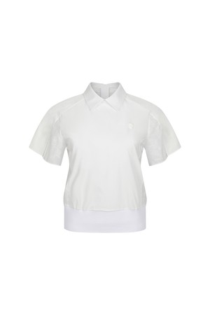 여성 에어서킷 하이브 테크메쉬 티셔츠_A62FTS17_WHITE-a