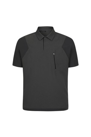 남성 소재믹스 하이브 티셔츠_A62MTS20_GREY-a