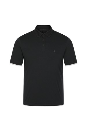 남성 에센셜 카라 티셔츠_A62MTS21_BLACK-a