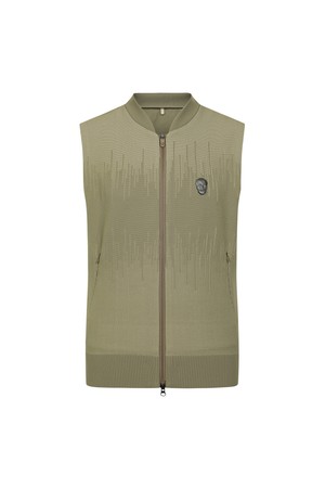 [25FW] 남성 바이오크랙 하이브 스웨터 베스트_A63MSW0130_KHAKI-a