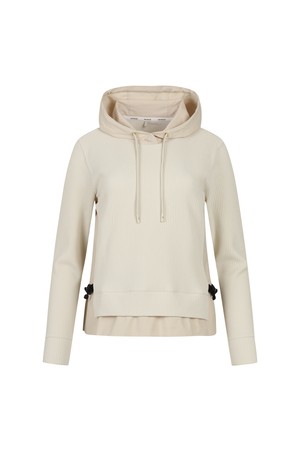 [25FW] 여성 에어와플 하이브 후디 티셔츠_A63FTS0214_BEIGE-a