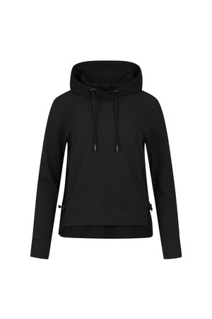 [25FW] 여성 에어와플 하이브 후디 티셔츠_A63FTS0299_BLACK-a