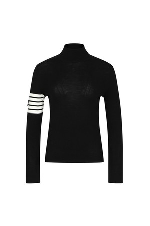 [25FW] 여성 고스트 터틀넥 스웨터_A63FSW5199_BLACK-a