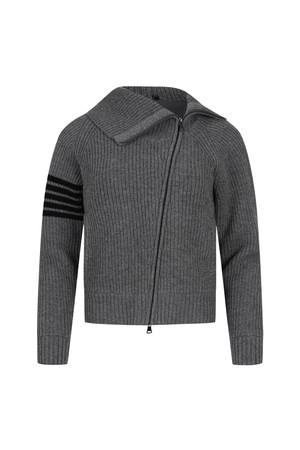 [25FW] 여성 럭스 캐시미어 가디건_A64FSJ5005_GREY-a