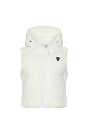 [25FW] 여성 에어로테크 후디 스웨터 다운 베스트_A64FVT1201_WHITE-a