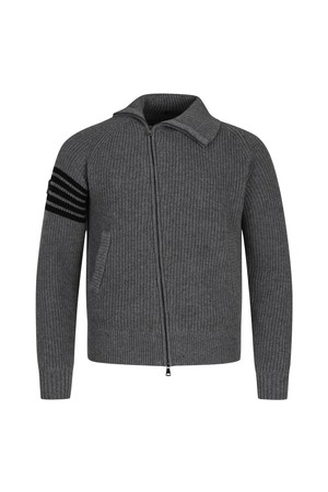 [25FW] 남성 럭스 캐시미어 가디건_A64MSJ5005_GREY-a