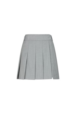[26SS] 여성 고스트 플리츠 스커트_A71FSK5005_GREY-a