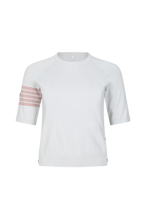 [26SS] 여성 고스트 라운드넥 반팔 스웨터_A71FSW5105_GREY-a