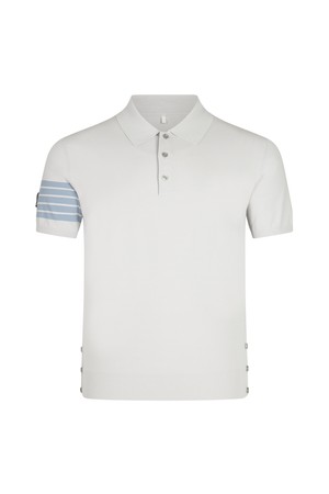 [26SS] 남성 고스트 폴로카라 반팔 스웨터_A72MSW5004_GREY-a