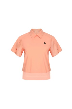 여성 에어서킷 하이브 테크메쉬 티셔츠_A62FTS1745_ORANGE-a