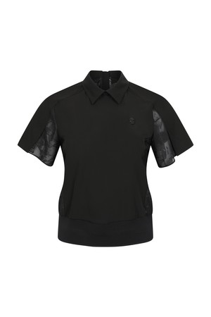 여성 에어서킷 하이브 테크메쉬 티셔츠_A62FTS1799_BLACK-a