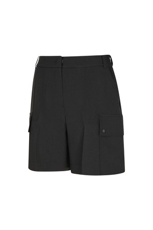 여성 AM1 울라이크 카고 숏팬츠_A62FPT1699_BLACK-a