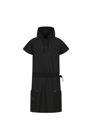 [26SS] 여성 프로그램 테크저지 원피스_A72FOP6099_BLACK-a
