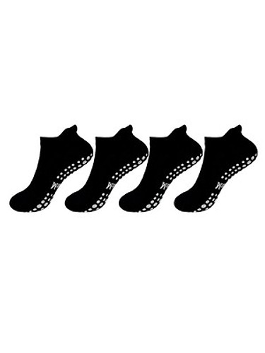 [4 pack] Non_Slip 골프 스포츠 양말 단목 장목-a