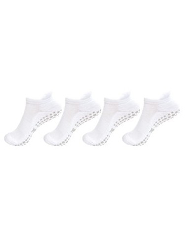 [4 pack] Non_Slip 골프 스포츠 양말 단목 장목-a