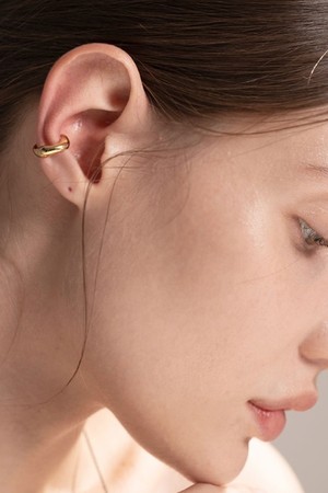 슬릭 엣지 이어커프 14k gold plated
