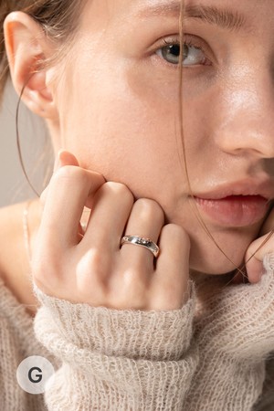 제이누이 오가닉 웨이브링 silver L