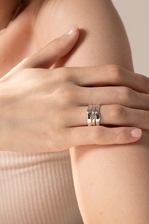 트리플 웨이브링 silver