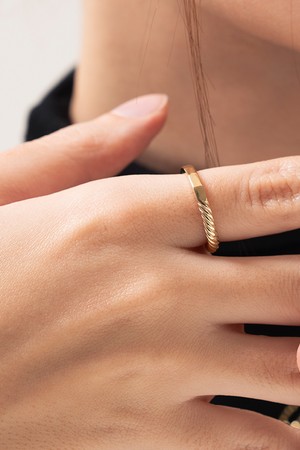 컷팅 트위스트링 silver