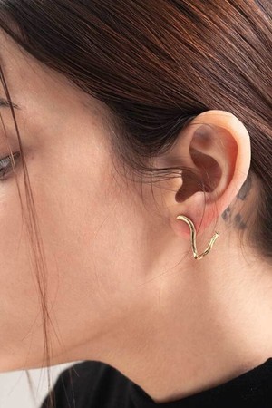 드리프팅 이어링 14k gold plated