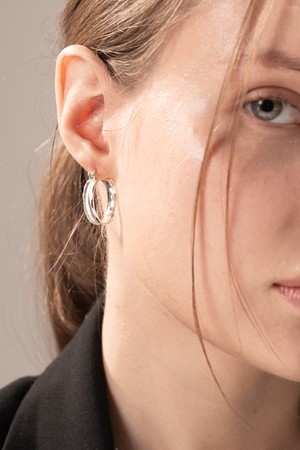 린넨후프 귀걸이 14k gold plated