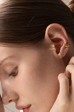 슬릭 엣지 이어커프 silver