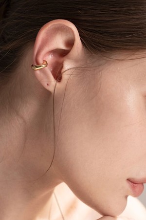 슬릭 엣지 이어커프 14k gold plated