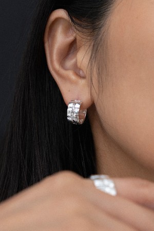 그레이스 이어링 silver