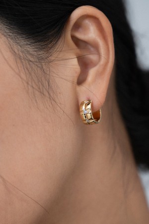 그레이스 이어링 14k gold plated