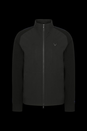 A.I. 남성 니트 하이브리드 자켓 BK_BLACK-a