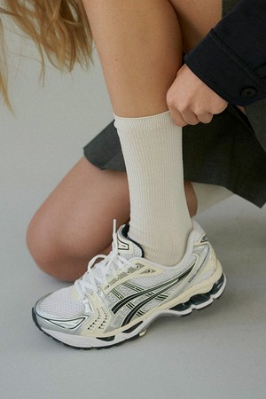 rayon glitter rib socks (2colors)