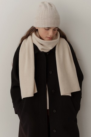 cashmere blend knit muffler (6colors)
