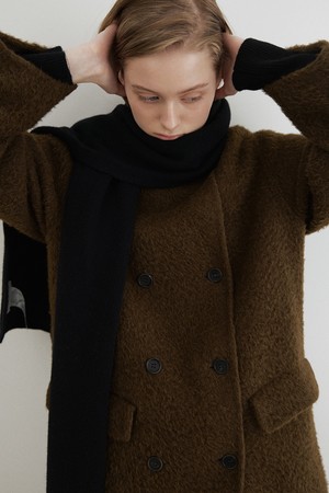 cashmere blend knit muffler (6colors)