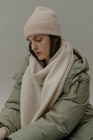 cashmere blend knit muffler (6colors)