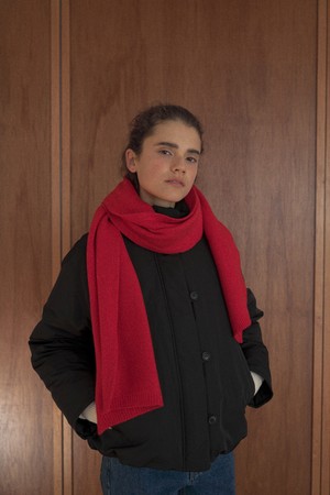 cashmere blend knit muffler (6colors)