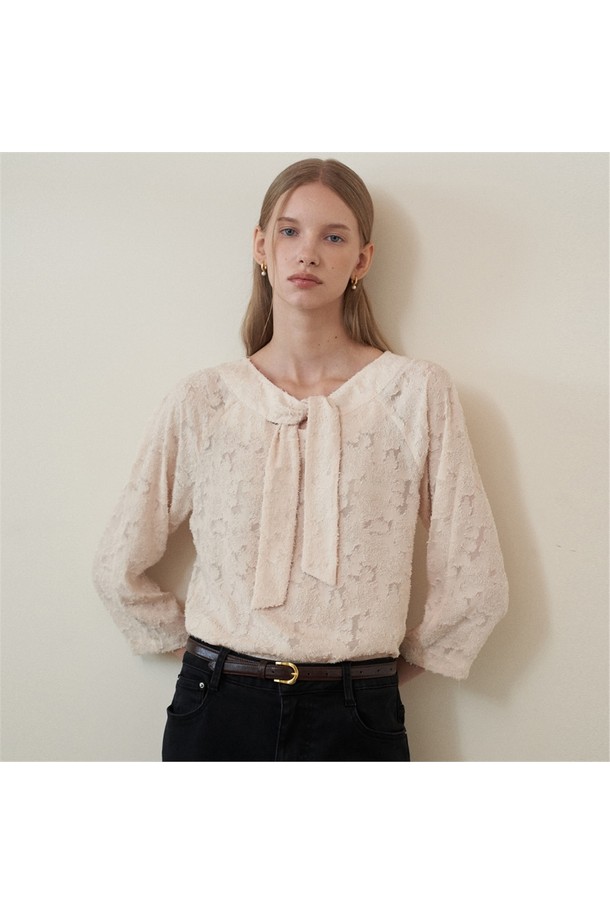 flove - 블라우스 - LONDON BLOUSE (CR)