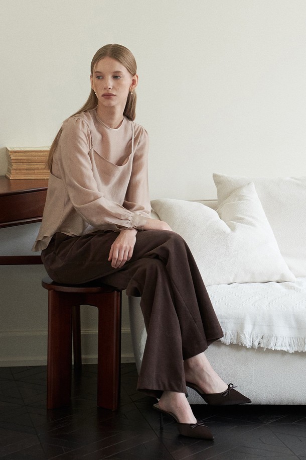 flove - 롱/미디팬츠 - [벨트증정] MINIMAL BOOTS CUT CORDUROY PANTS (3COLORS)