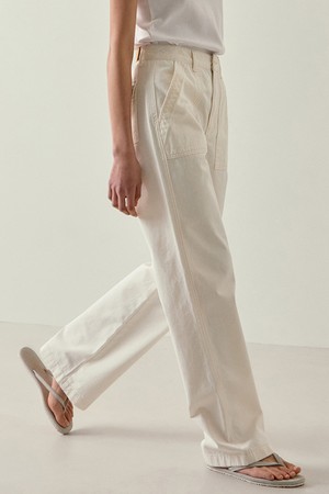 fatigue chino pants (ecru)