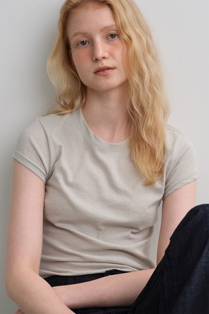 sheer cotton t-shirt (6colors)