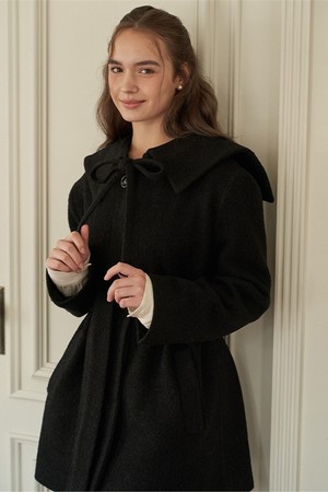 SAILOR COLLAR COAT_BK