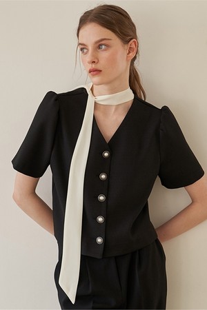 ROMAN BLOUSE_BK