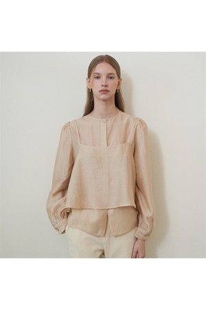 SHEER SET UP BLOUSE 2 (YE)