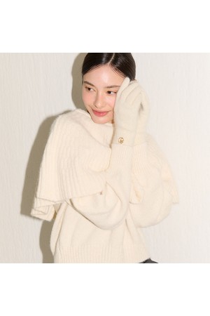 DRAPING CAPE KNIT SET_IV