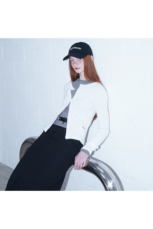 모나 아일렛 가디건_아이보리