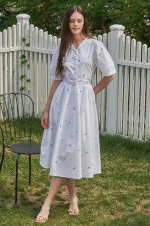 FLEUR DRESS_WH