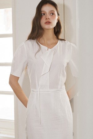 WRAP DRAPING DRESS (WH)