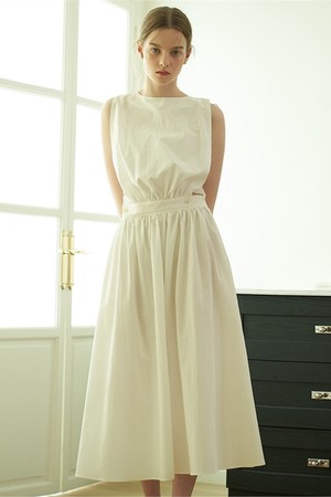 MOONRIVER DRESS_WH