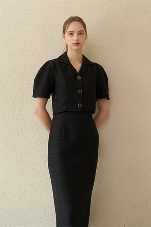 PAGE JACKET NOTED DRESS SET UP_BK