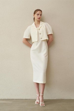 PAGE JACKET NOTED DRESS SET UP_IV